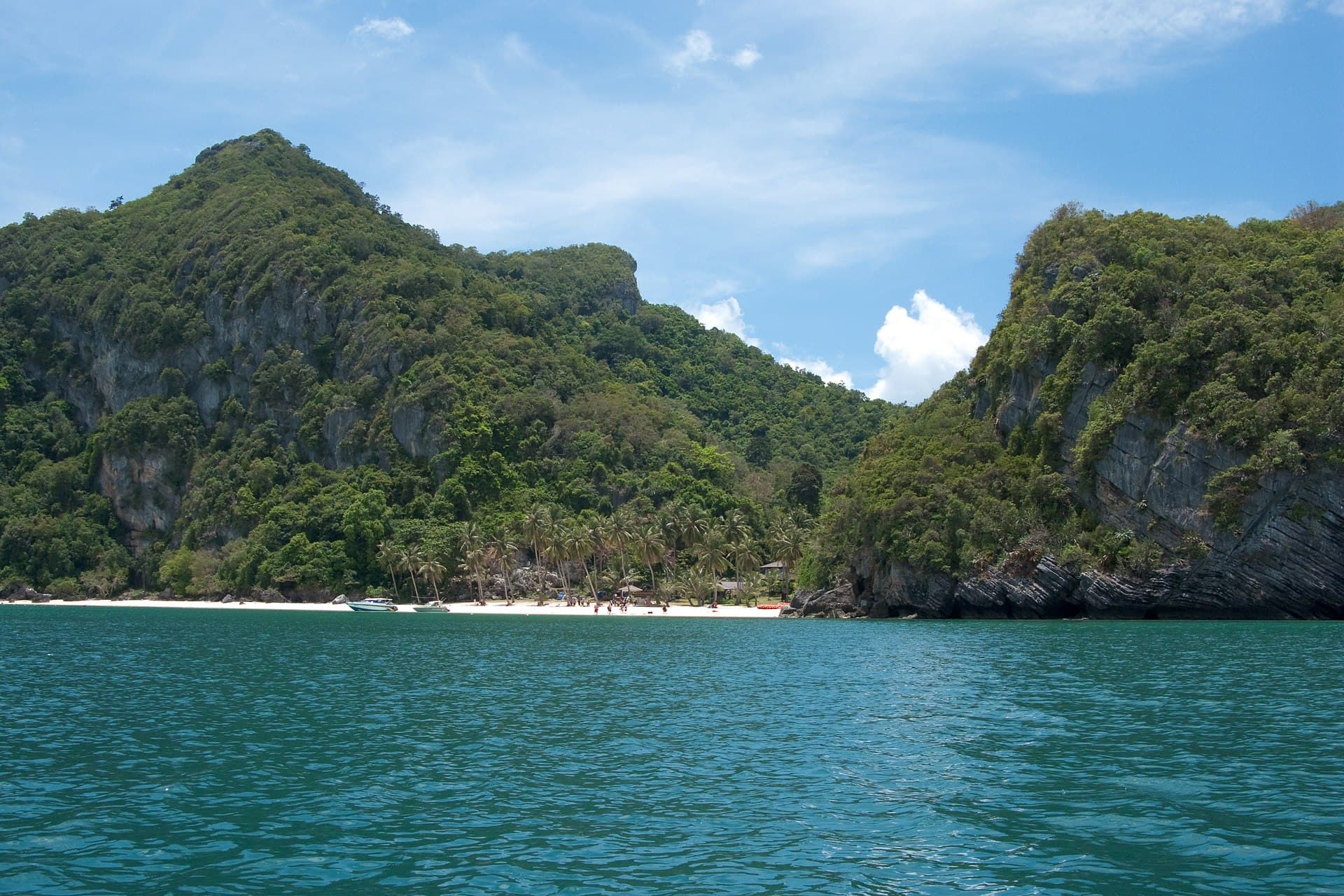 Koh Samui islands seen from a viewpoint